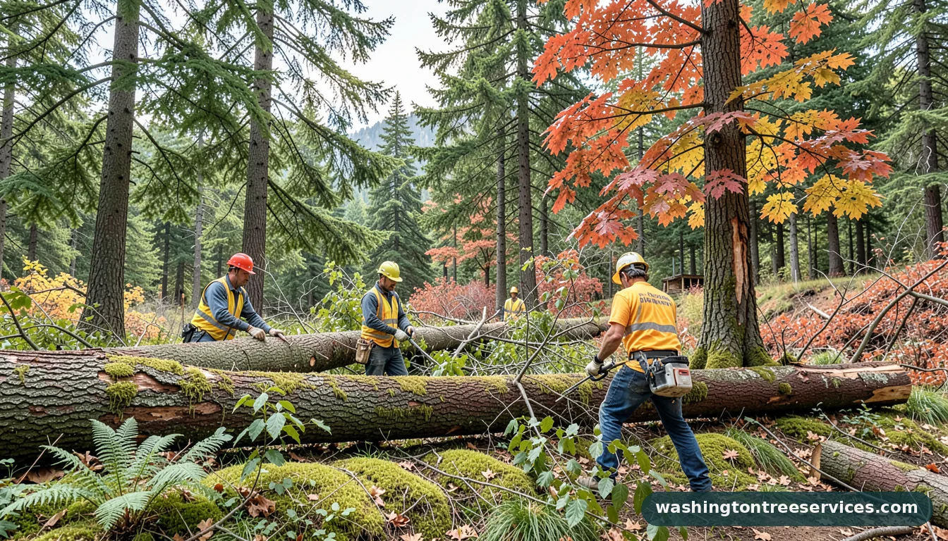 Professional equipment for issaquah trees cut down in Washington issaquah trees cut down - tree service equipment and crew in Washington