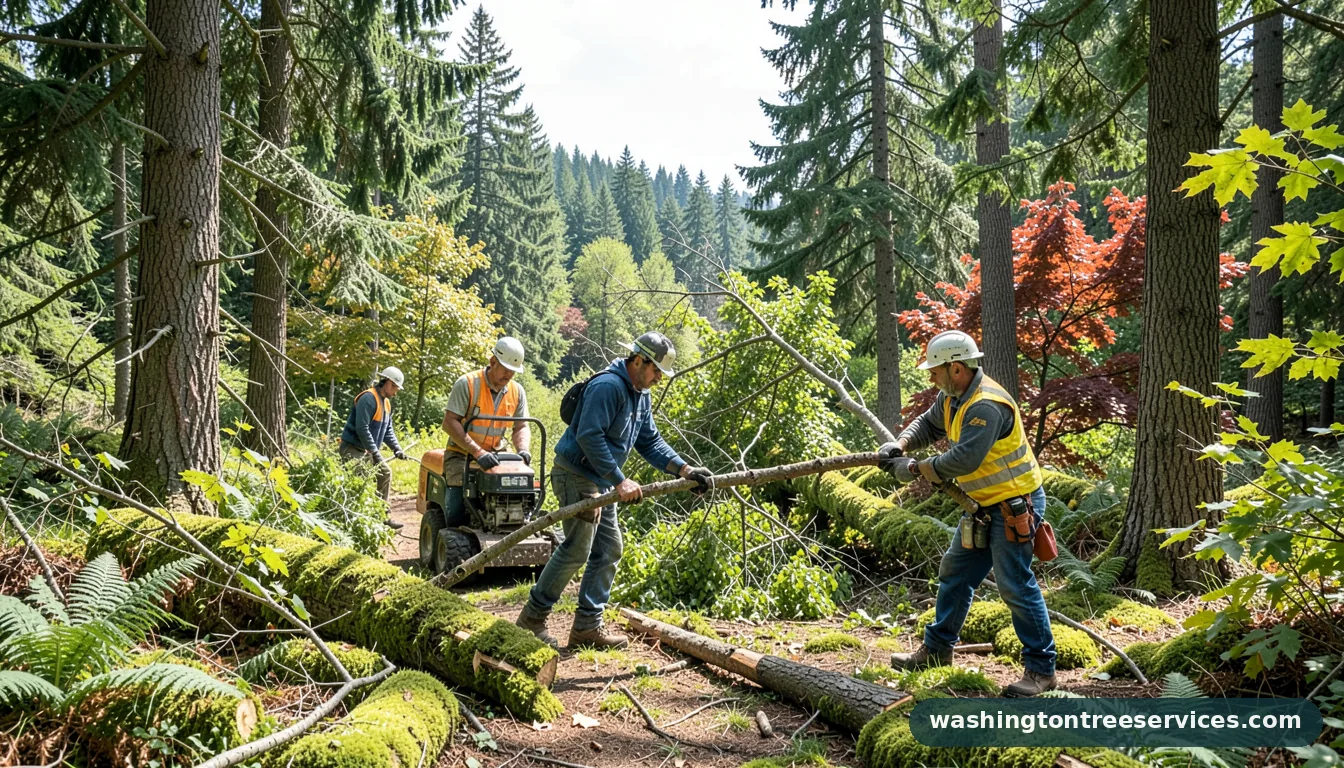 Completed issaquah trees cut down project by Washington Tree Services issaquah trees cut down - completed tree work by Washington Tree Services
