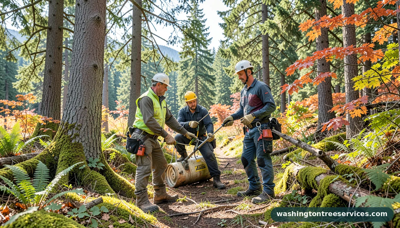 Certified arborists handling jacob rogers arborist in Washington jacob rogers arborist - certified arborists at work in Washington