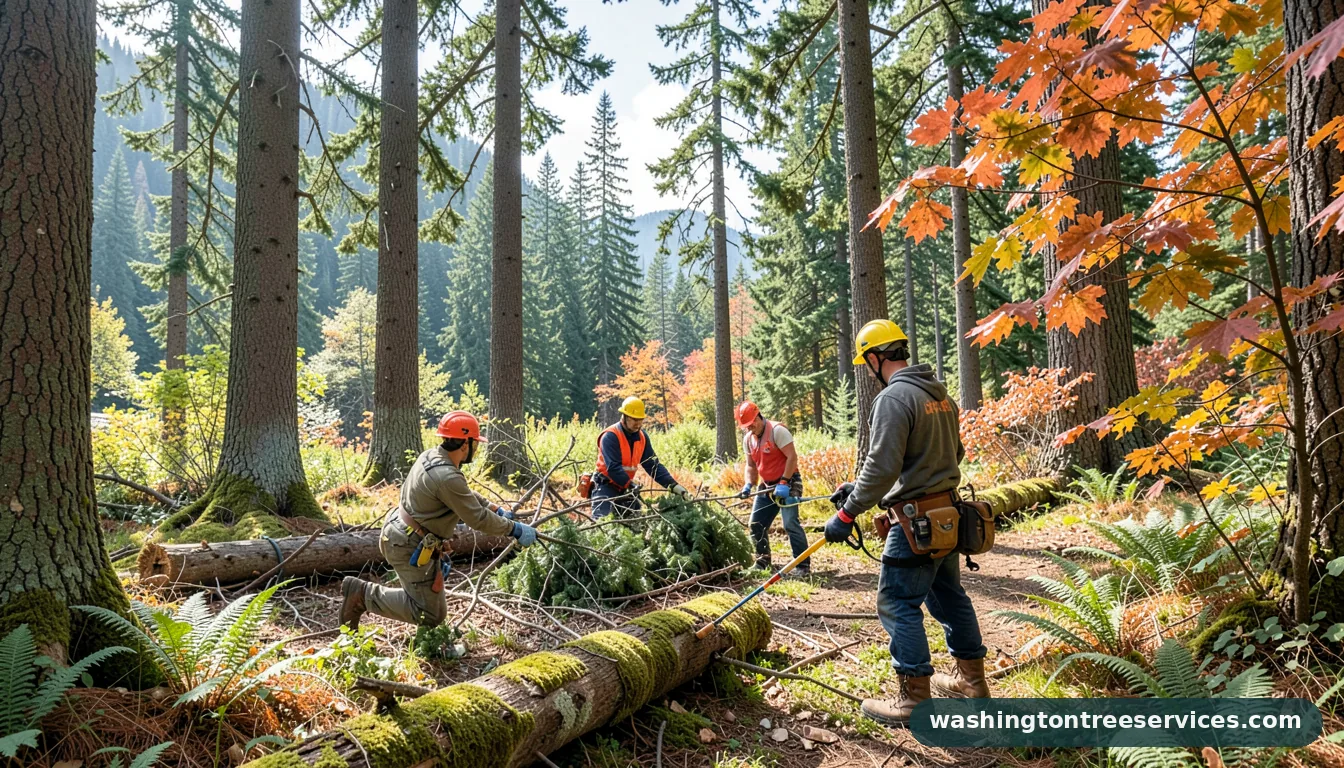 Professional equipment for jacob rogers arborist in Washington jacob rogers arborist - tree service equipment and crew in Washington
