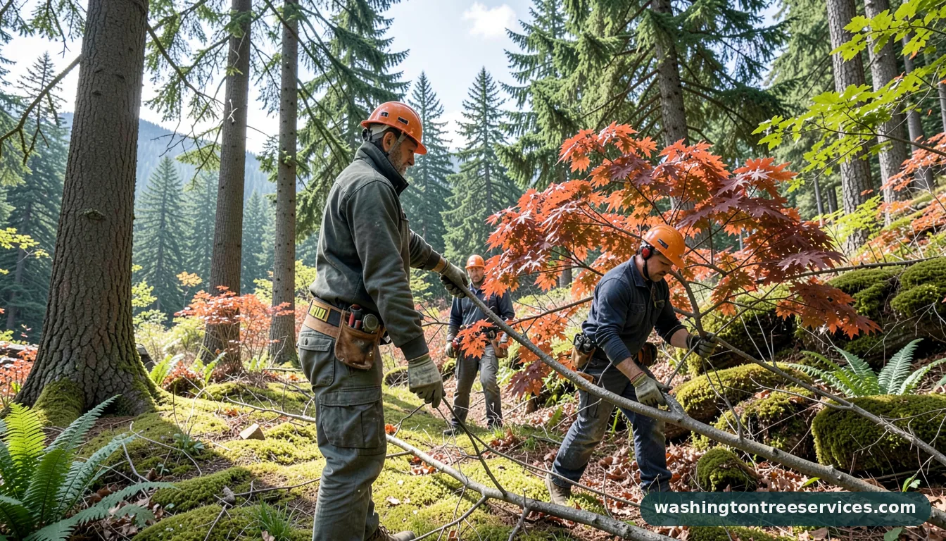 Completed japanese laceleaf maple pruning project by Washington Tree Services japanese laceleaf maple pruning - completed tree work by Washington Tree Services