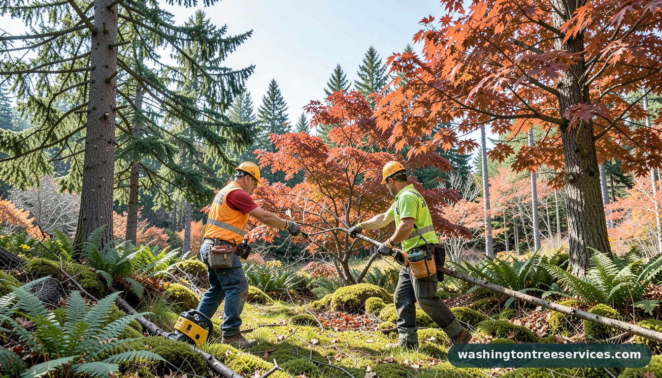 japanese maple pruning - professional tree service in Washington