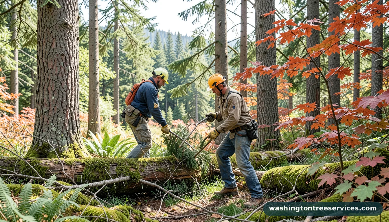 jber tree cutting - certified arborists at work in Washington
