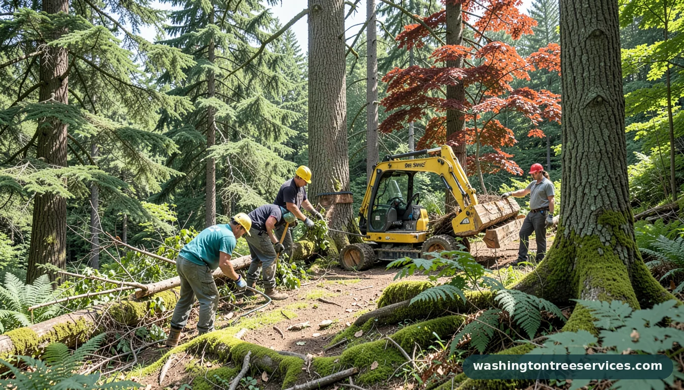 Certified arborists handling jd tree service in Washington jd tree service - certified arborists at work in Washington