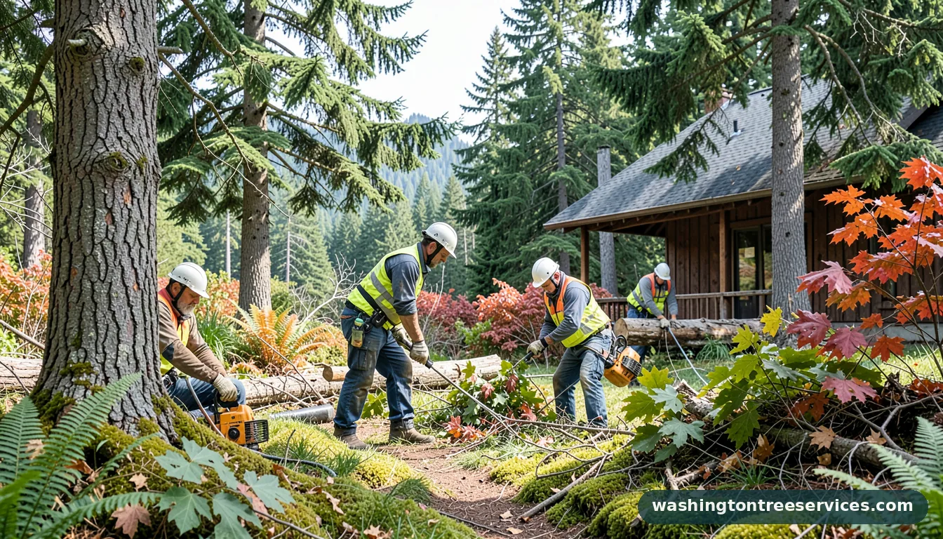 Completed jd tree service project by Washington Tree Services jd tree service - completed tree work by Washington Tree Services