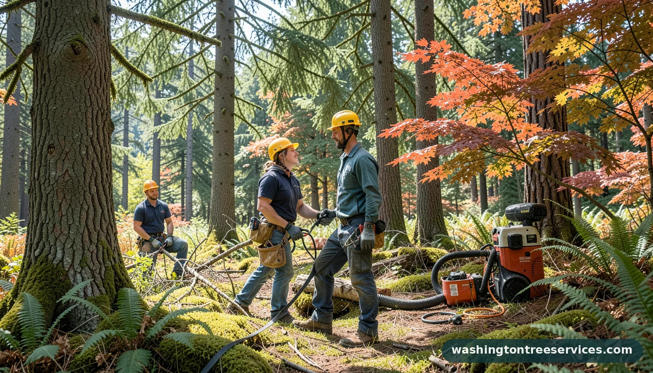Certified arborists handling john the arborist bellingham in Washington john the arborist bellingham - certified arborists at work in Washington