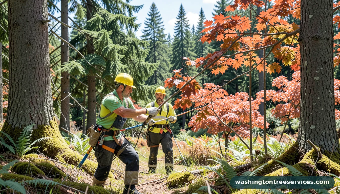 Professional equipment for john the arborist bellingham in Washington john the arborist bellingham - tree service equipment and crew in Washington