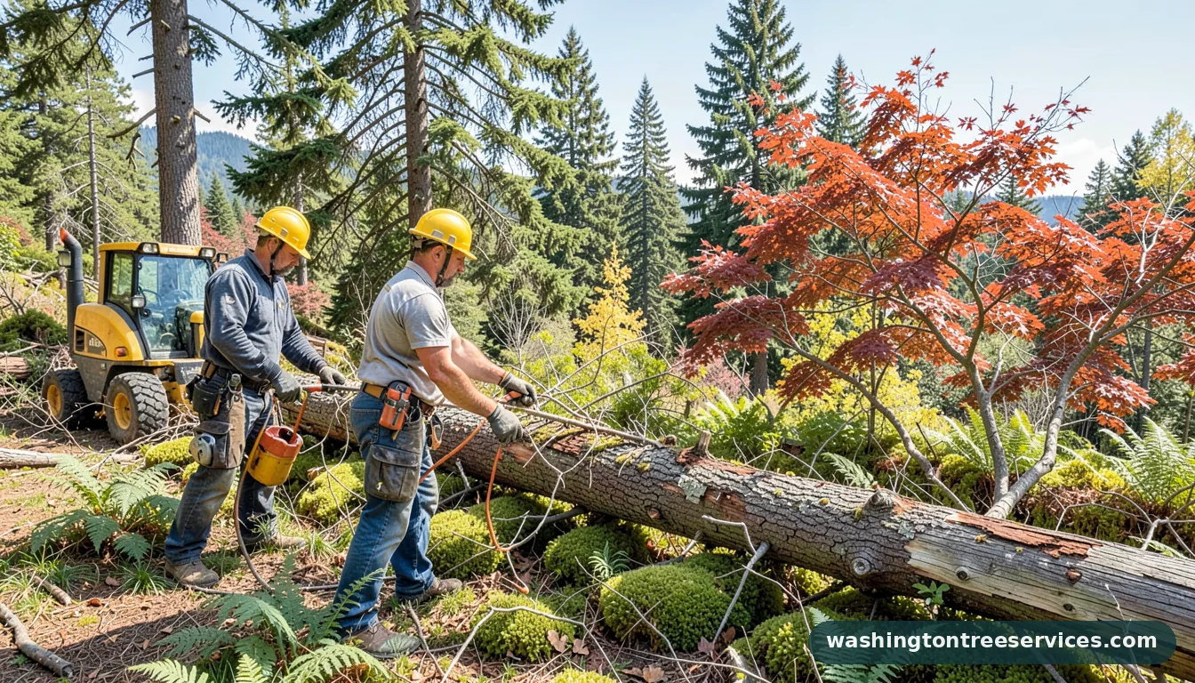 Completed john the arborist bellingham project by Washington Tree Services john the arborist bellingham - completed tree work by Washington Tree Services