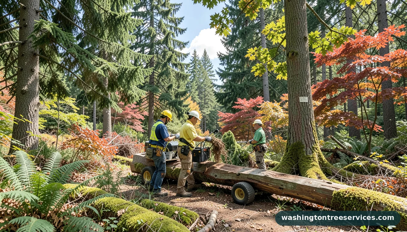 kent tree removal - completed tree work by Washington Tree Services