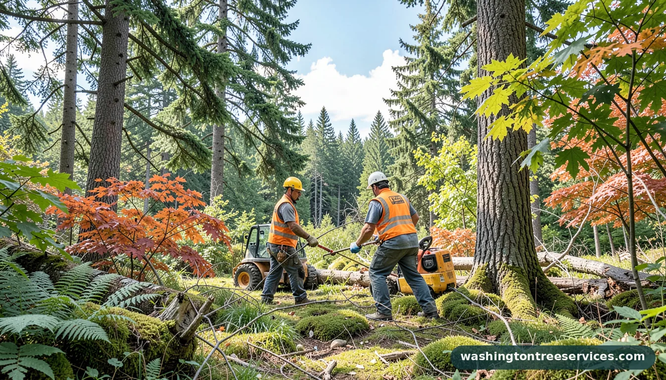 Professional equipment for kirkland tree removal in Washington kirkland tree removal - tree service equipment and crew in Washington