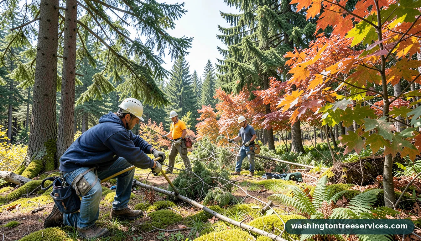 Completed kirkland tree removal project by Washington Tree Services kirkland tree removal - completed tree work by Washington Tree Services