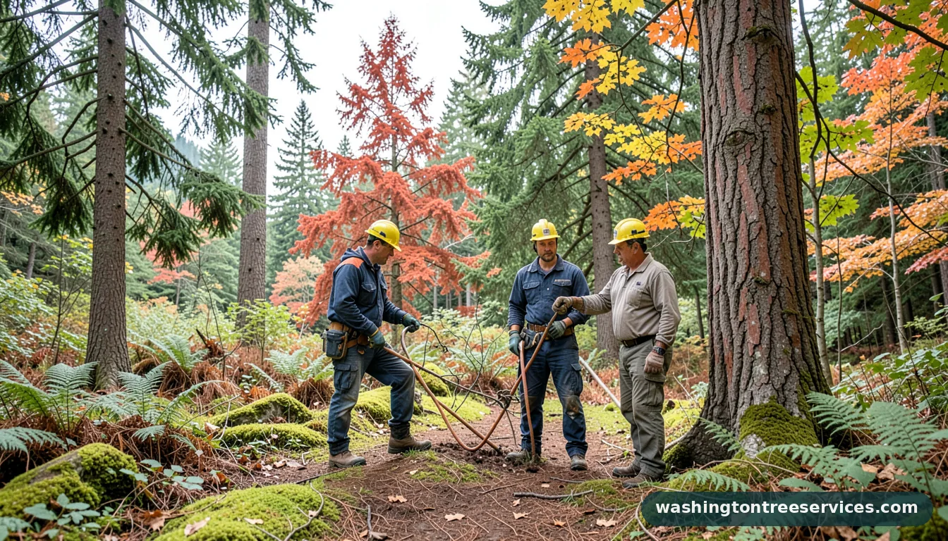 kirkland tree service - certified arborists at work in Washington