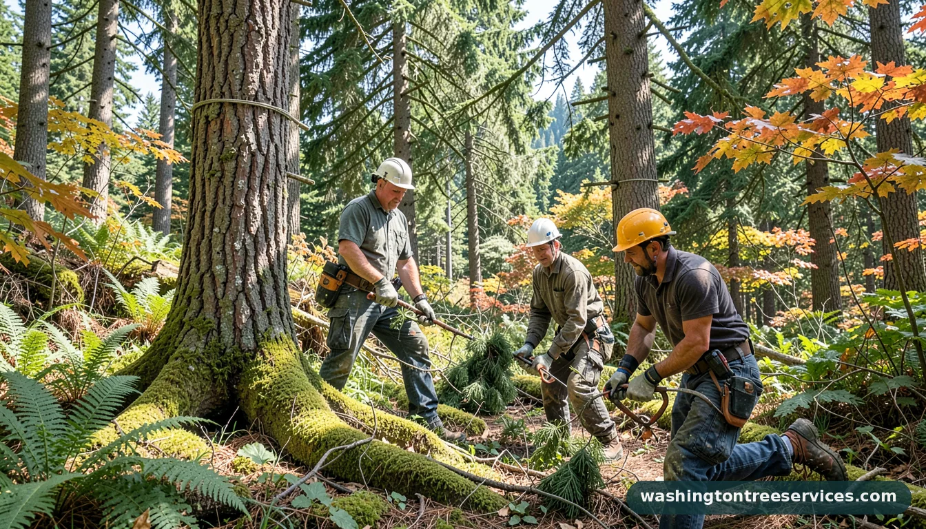 Certified arborists handling kirkland tree trimming in Washington kirkland tree trimming - certified arborists at work in Washington
