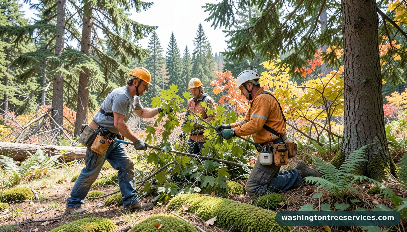 Professional equipment for kirkland tree trimming in Washington kirkland tree trimming - tree service equipment and crew in Washington
