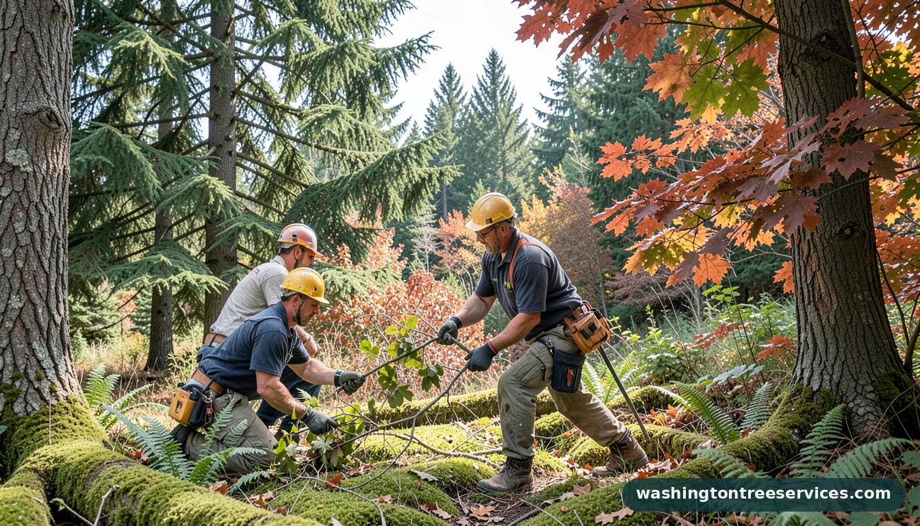 Completed kirkland tree trimming project by Washington Tree Services kirkland tree trimming - completed tree work by Washington Tree Services