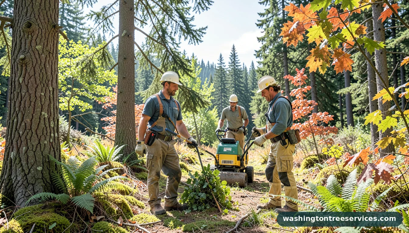 Professional equipment for kitsap county arborist in Washington kitsap county arborist - tree service equipment and crew in Washington