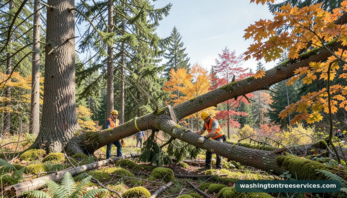 large tree branch repair - professional tree service in Washington