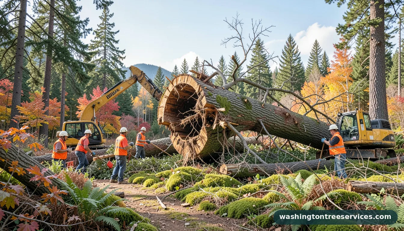 large tree removal - professional tree service in Washington