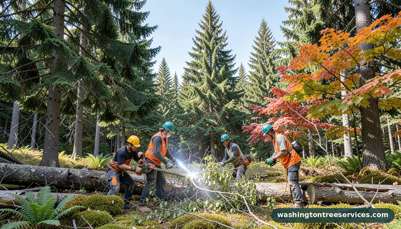 laser to cut branches - professional tree service in Washington