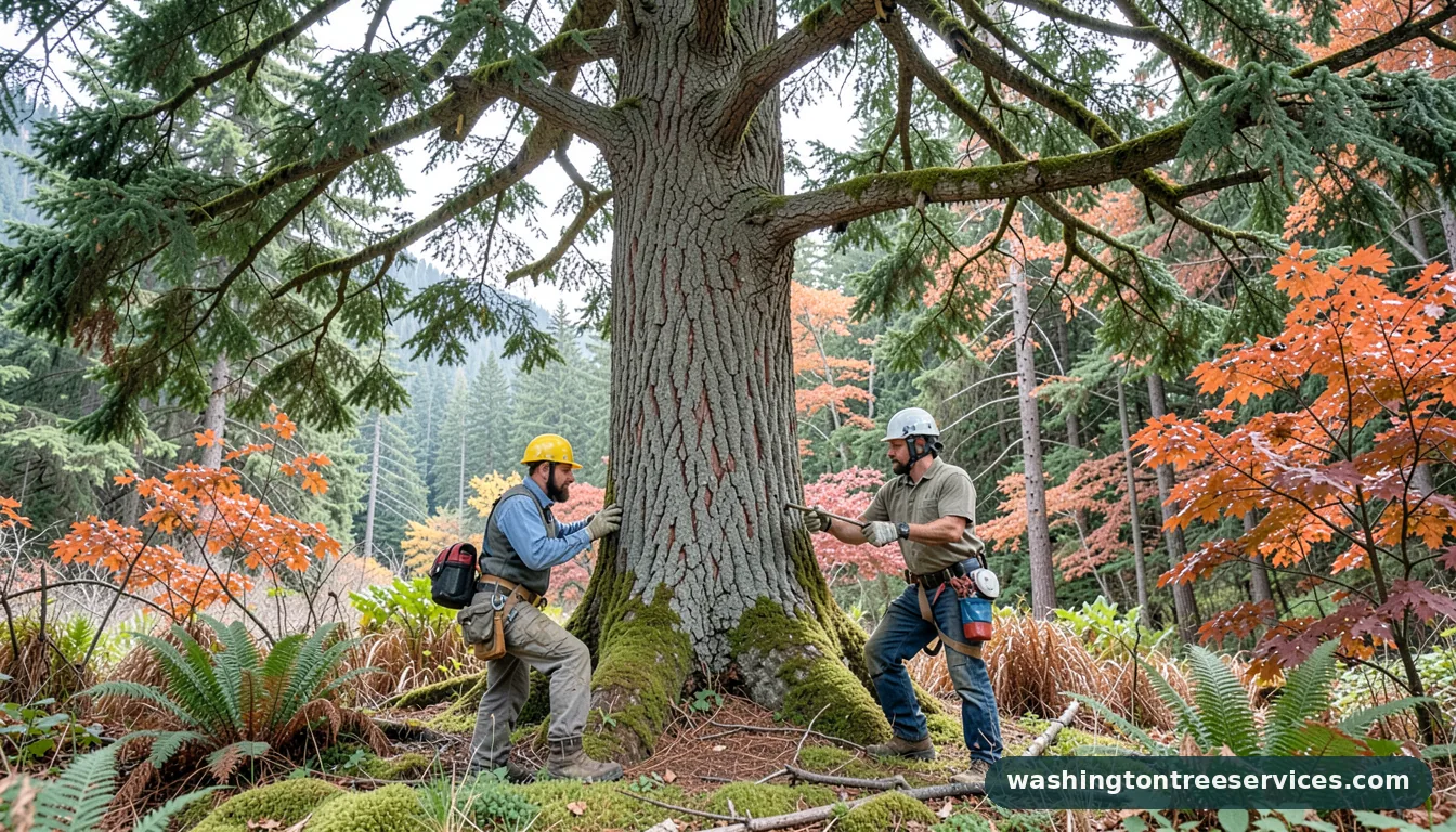 lavish tree - tree service equipment and crew in Washington