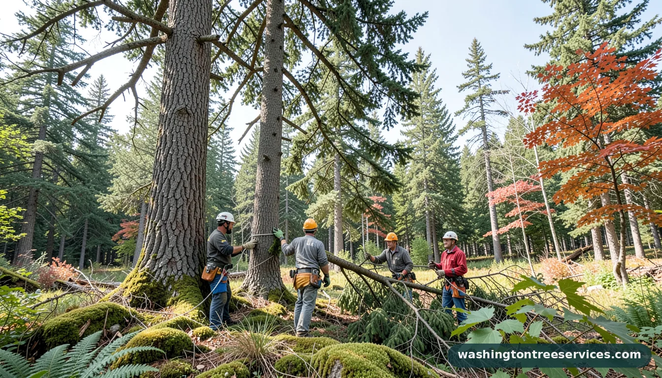 limbing a tree in Washington | Washington Tree Services limbing a tree - professional tree service in Washington