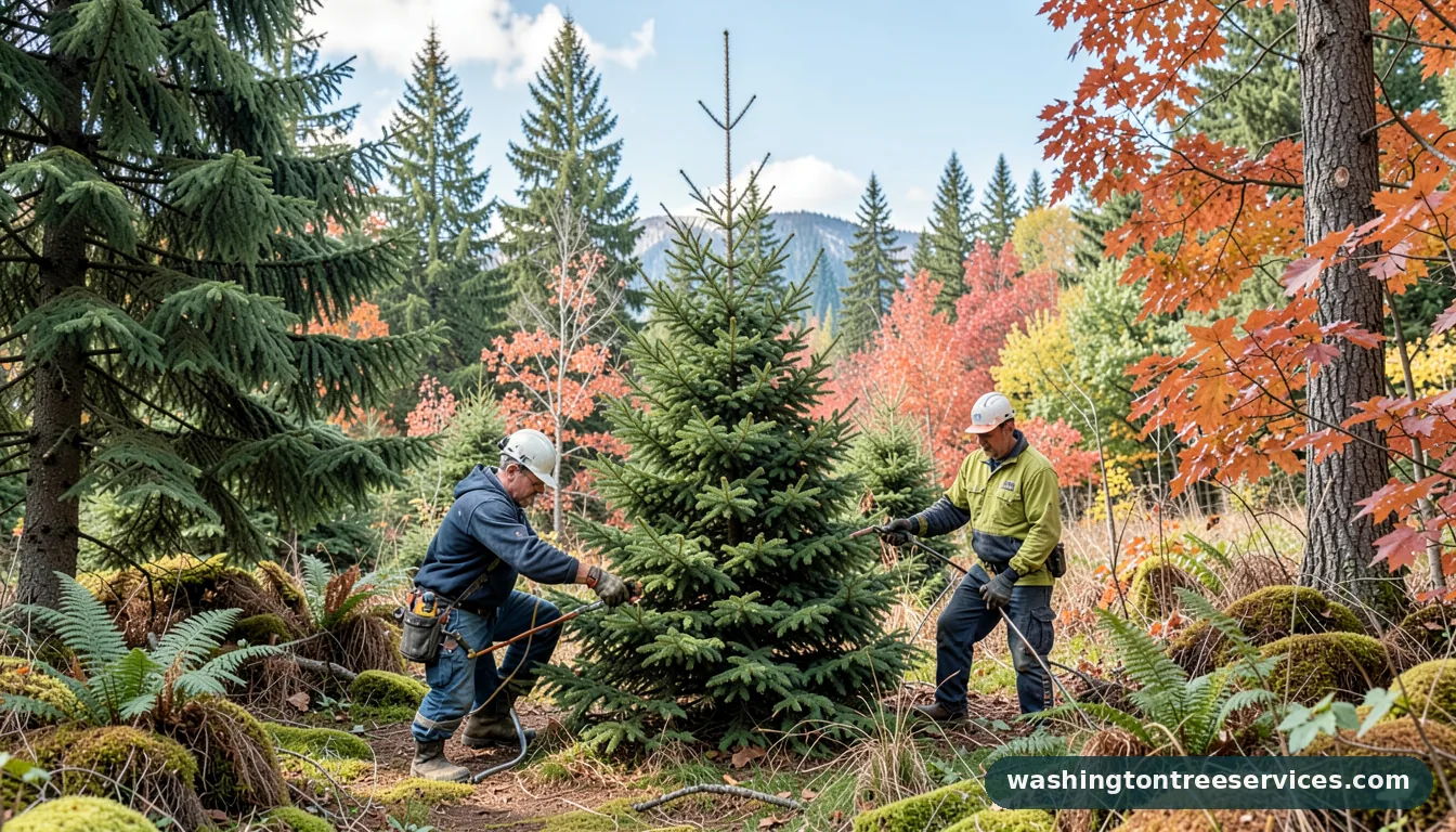 live christmas tree maintenance - professional tree service in Washington
