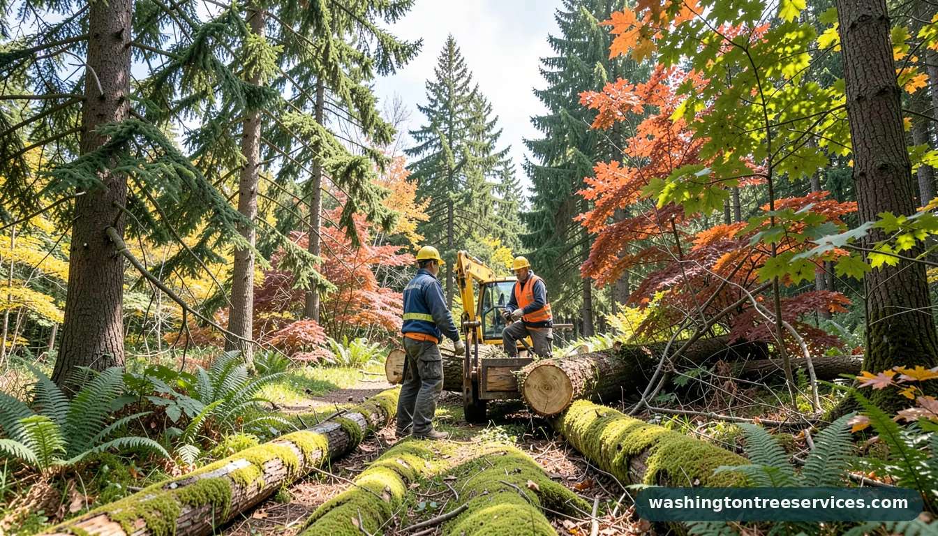 local tree cutters - completed tree work by Washington Tree Services