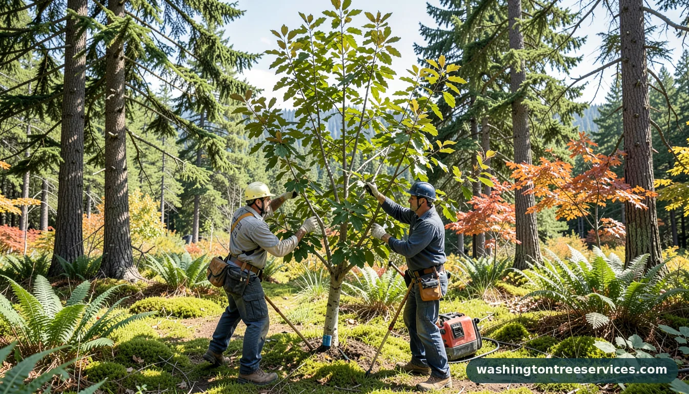 loquat tree care - certified arborists at work in Washington