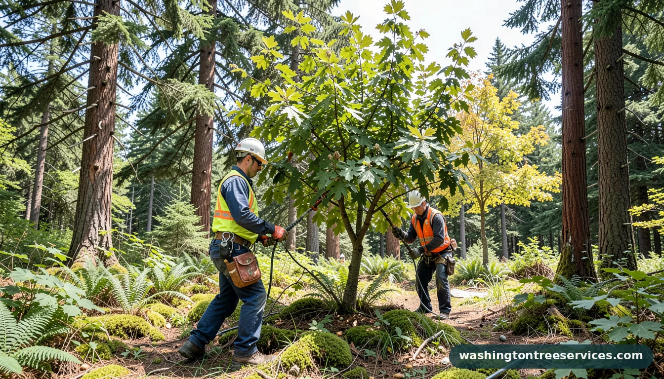 loquat tree care - tree service equipment and crew in Washington
