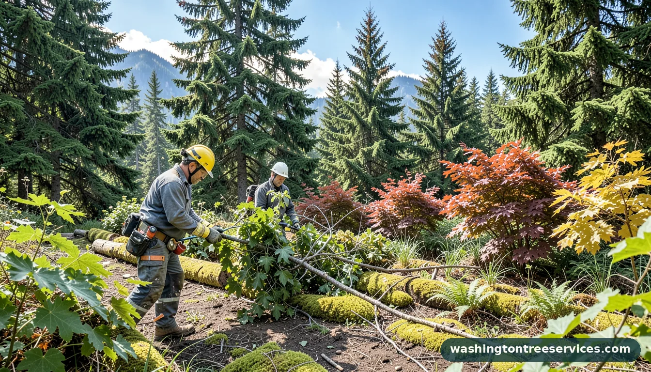 lynnwood tree care - certified arborists at work in Washington