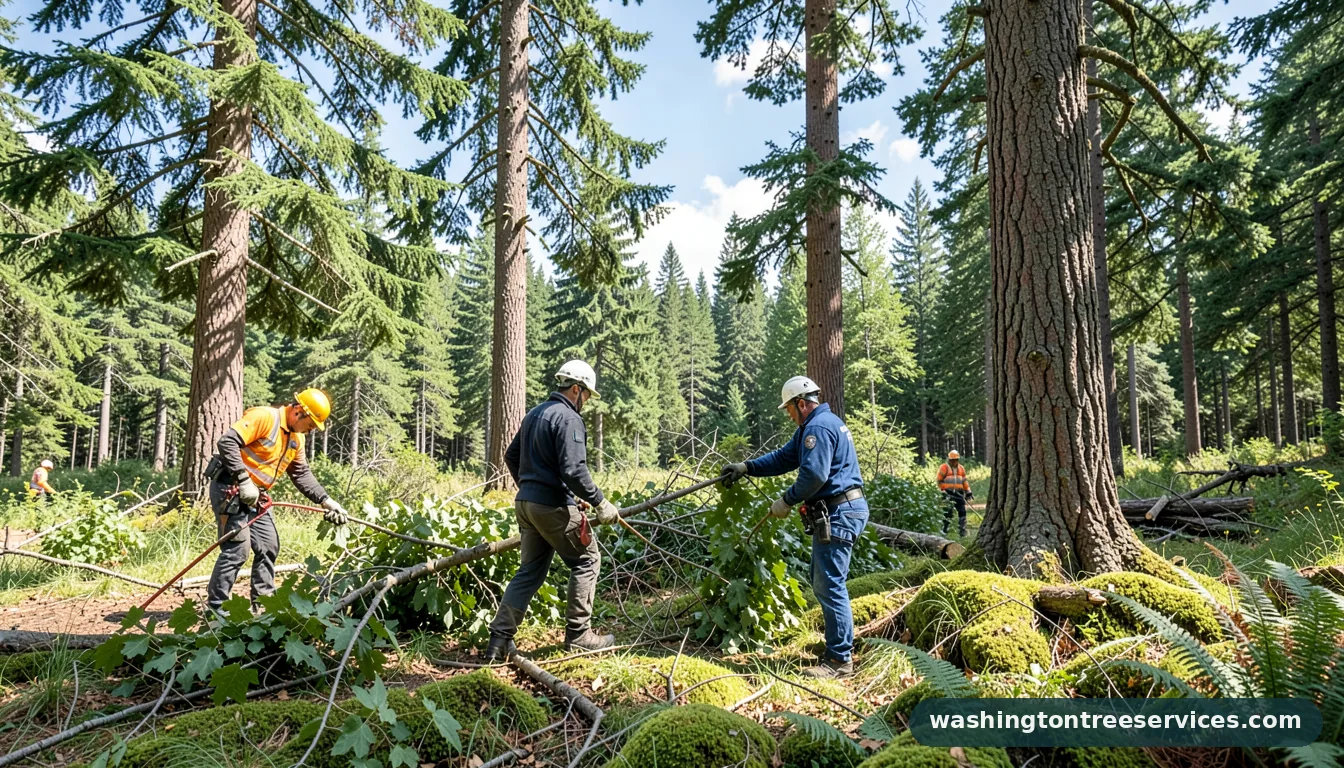 Professional equipment for lynnwood tree removal in Washington lynnwood tree removal - tree service equipment and crew in Washington