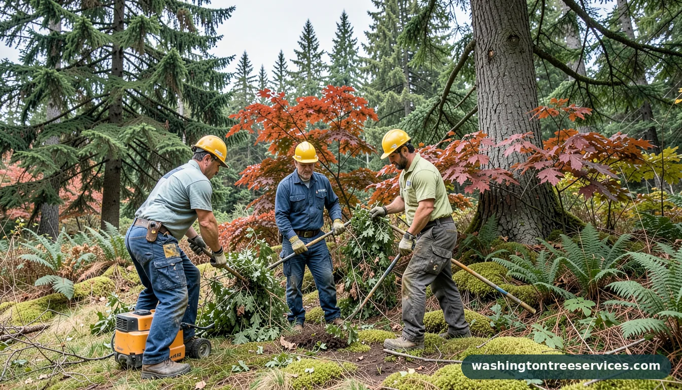 lynnwood tree service - certified arborists at work in Washington