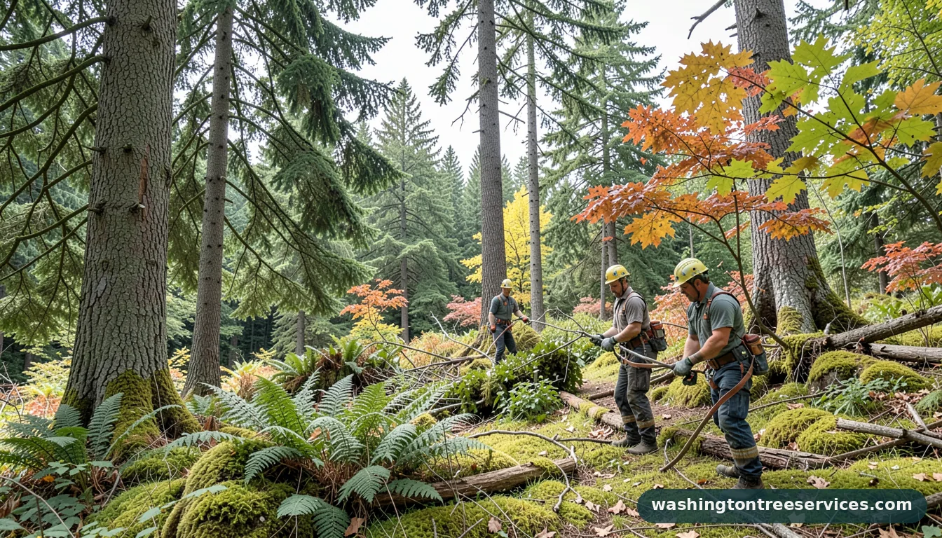 lynnwood tree service - completed tree work by Washington Tree Services
