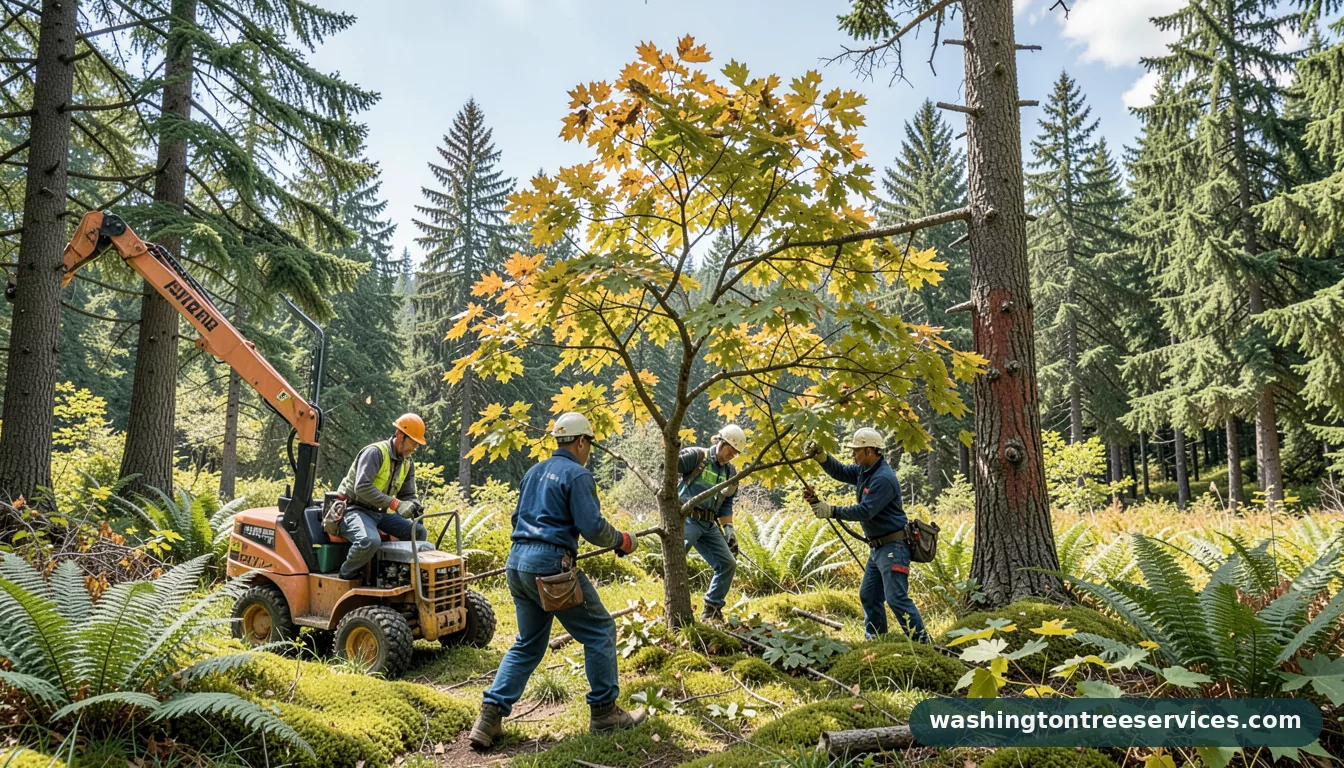 maple tree trimming - professional tree service in Washington