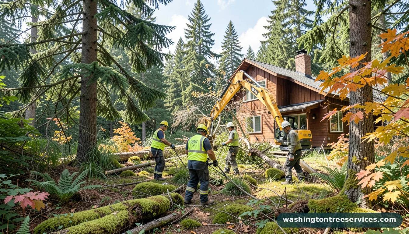maple valley tree removal - completed tree work by Washington Tree Services