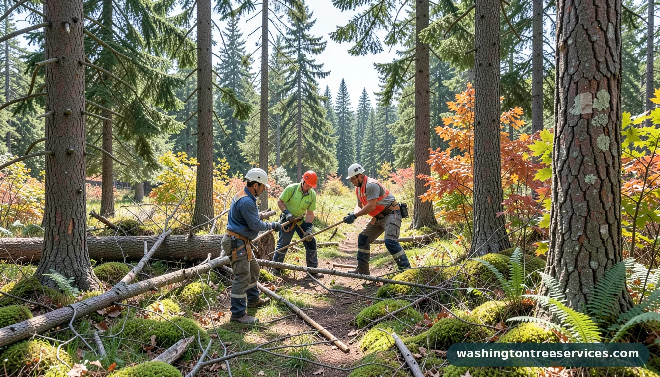 marysville tree removal - certified arborists at work in Washington