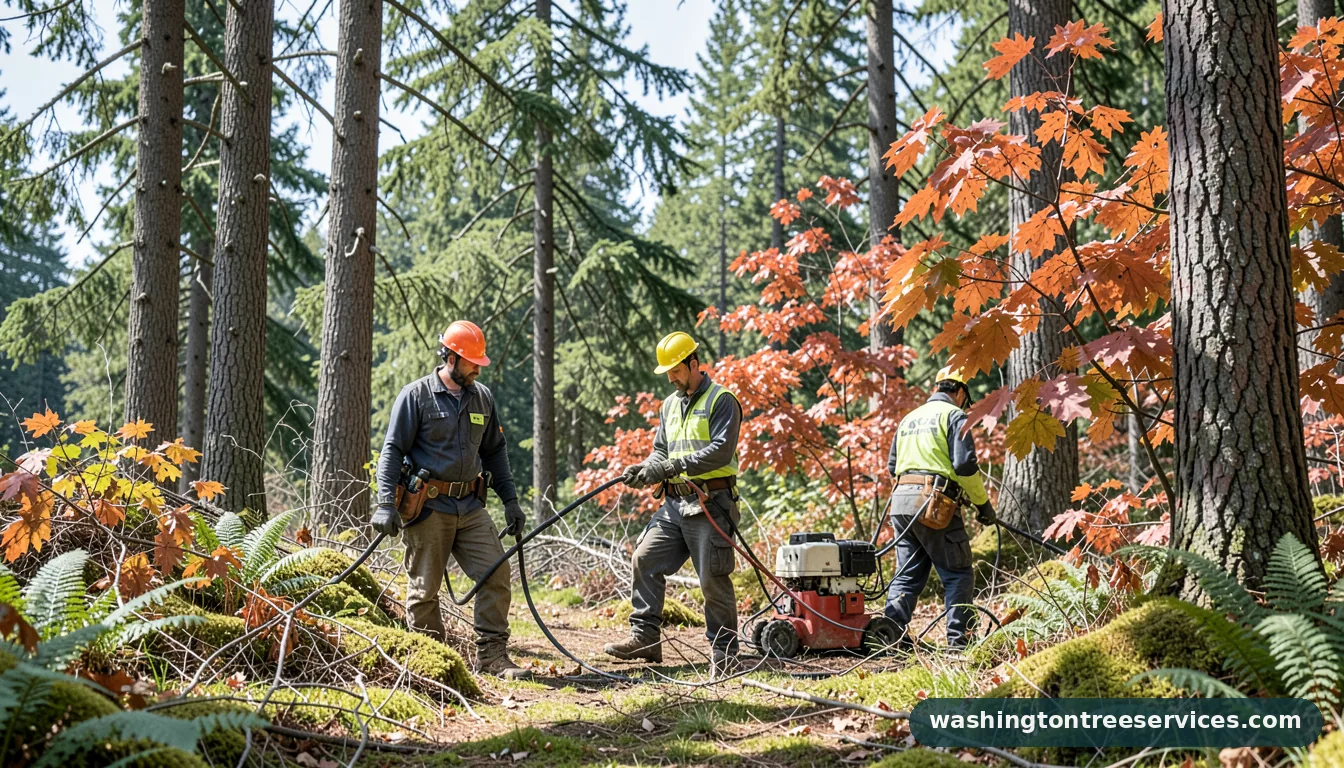 marysville tree removal - tree service equipment and crew in Washington