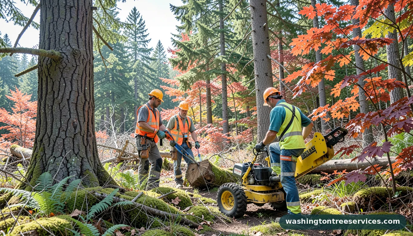 Certified arborists handling marysville tree service in Washington marysville tree service - certified arborists at work in Washington