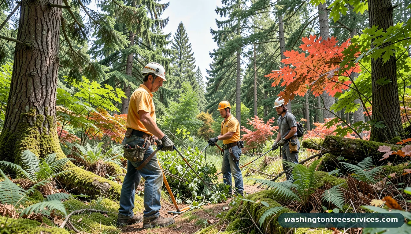 Completed marysville tree service project by Washington Tree Services marysville tree service - completed tree work by Washington Tree Services