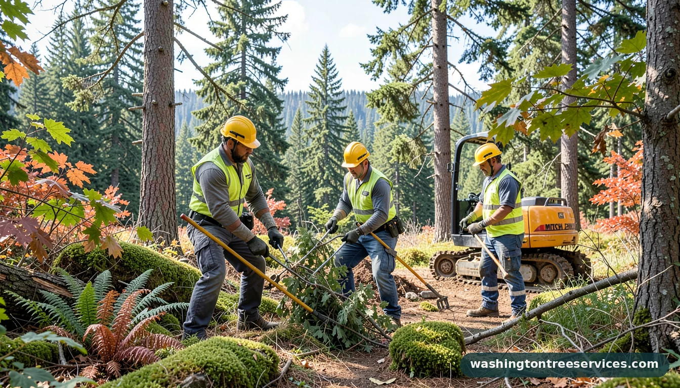 mitch zenobi tree service - tree service equipment and crew in Washington