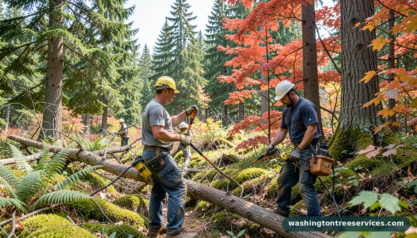 mitch zenobi tree service - completed tree work by Washington Tree Services