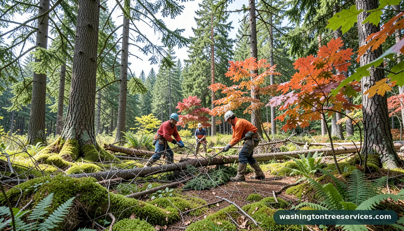 Certified arborists handling mitch zenobi trees in Washington mitch zenobi trees - certified arborists at work in Washington