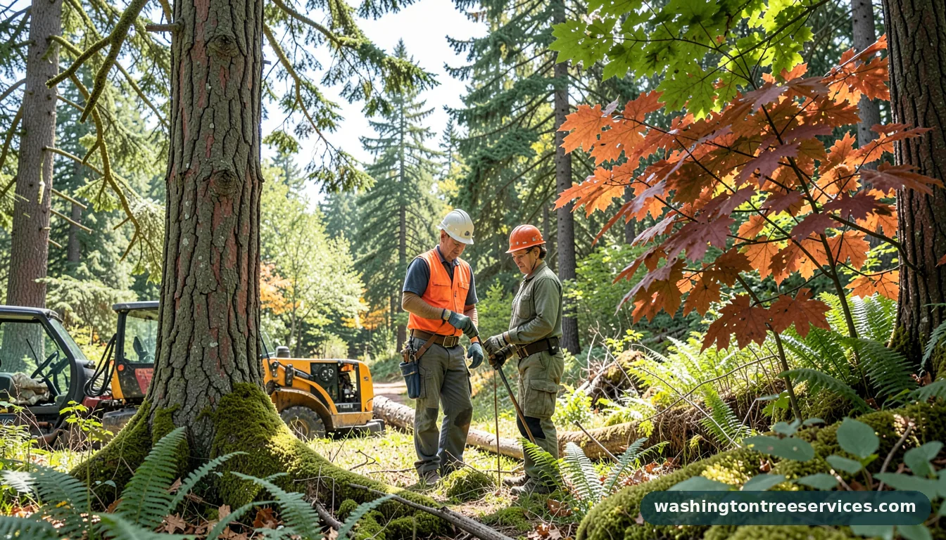 monroe tree care - certified arborists at work in Washington