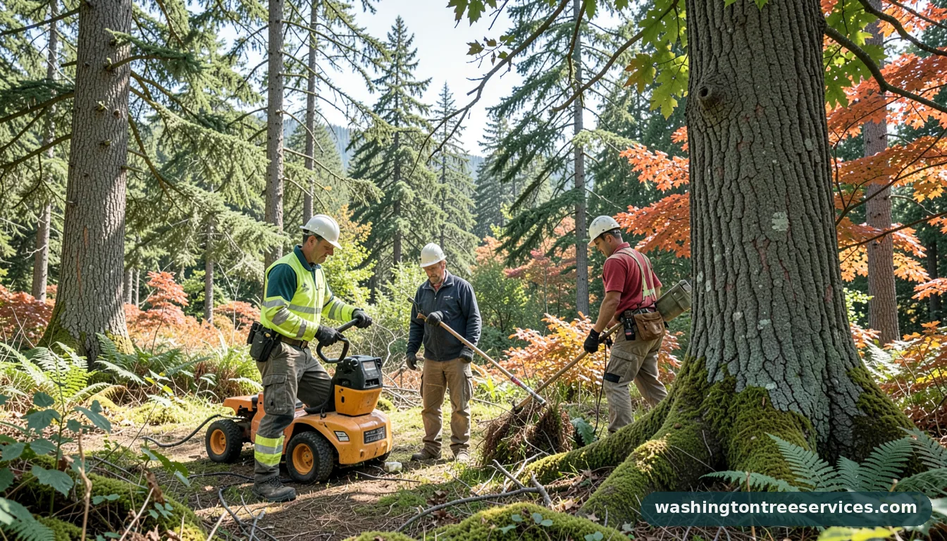 monroe tree care - completed tree work by Washington Tree Services