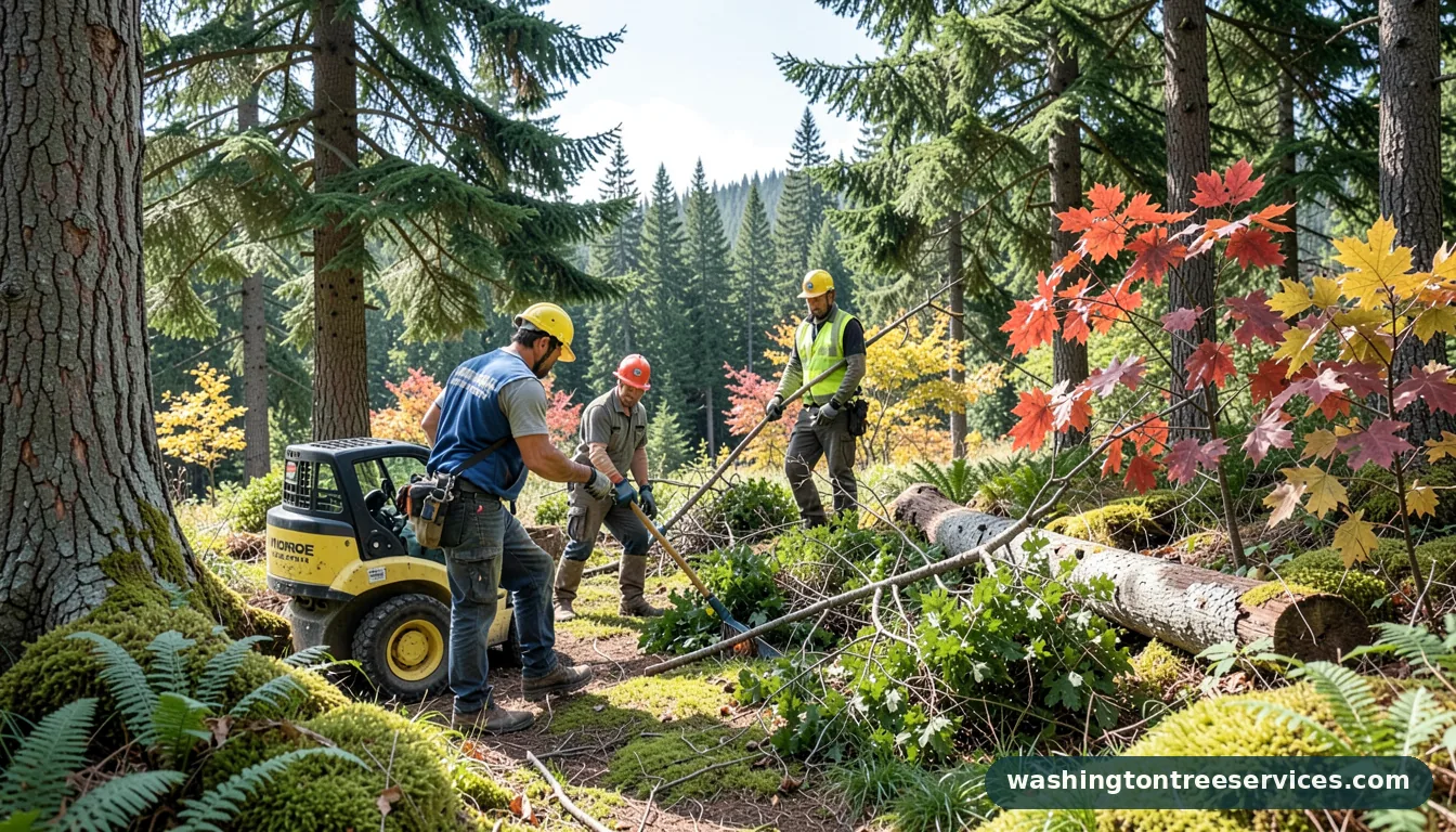 monroe tree company - certified arborists at work in Washington