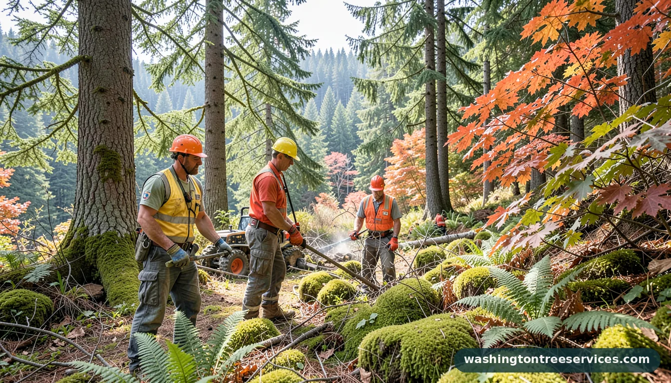 monroe tree company - tree service equipment and crew in Washington