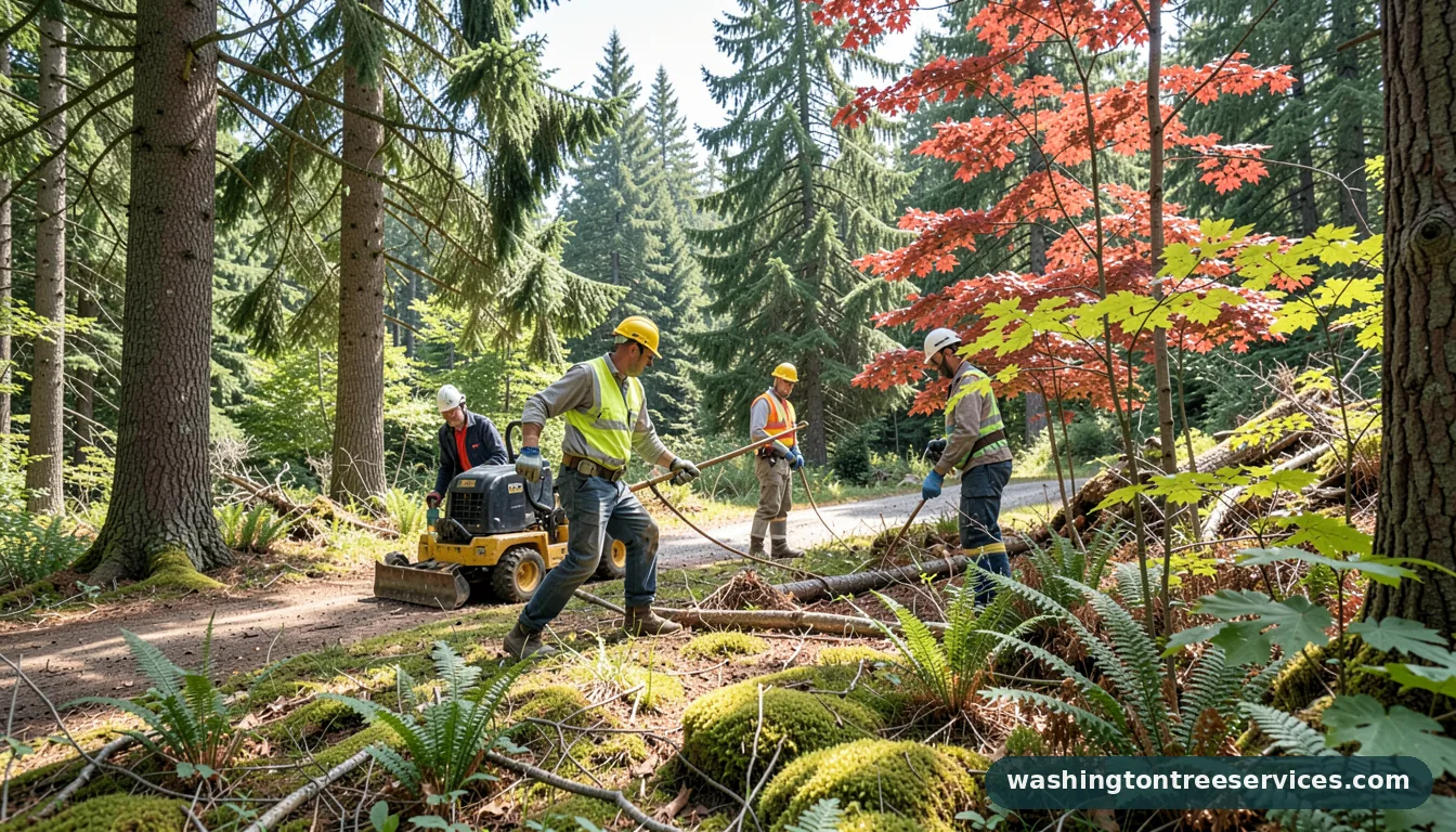 Professional equipment for monroe tree service in Washington monroe tree service - tree service equipment and crew in Washington