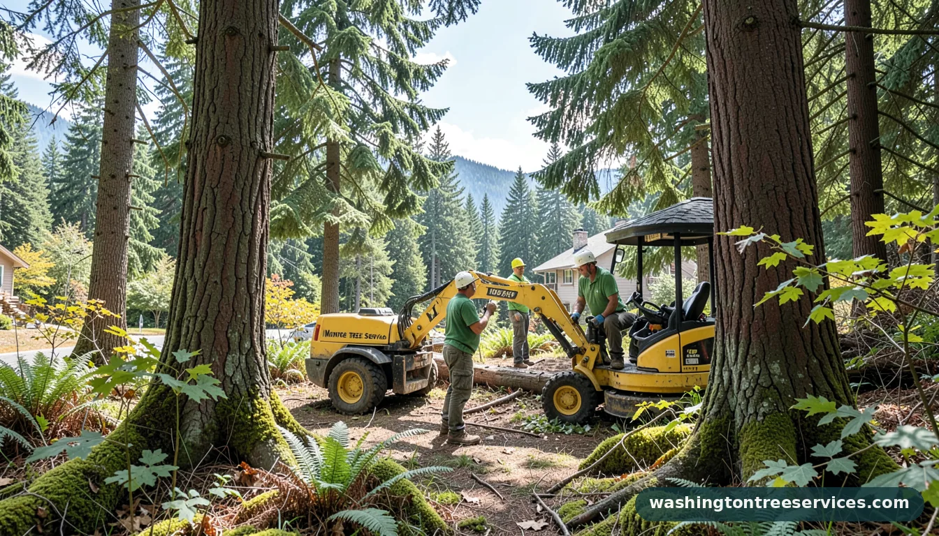 Completed monroe tree service project by Washington Tree Services monroe tree service - completed tree work by Washington Tree Services
