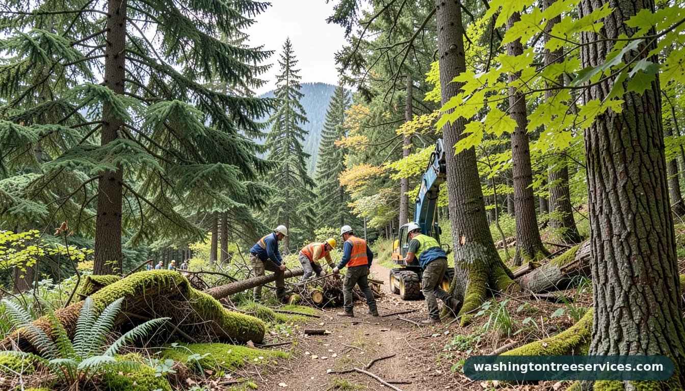 mt index tree service - certified arborists at work in Washington