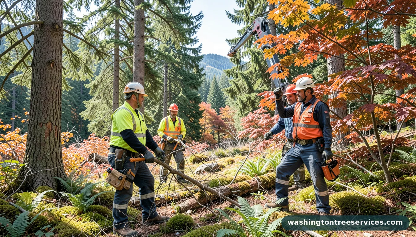 mt index tree service - tree service equipment and crew in Washington